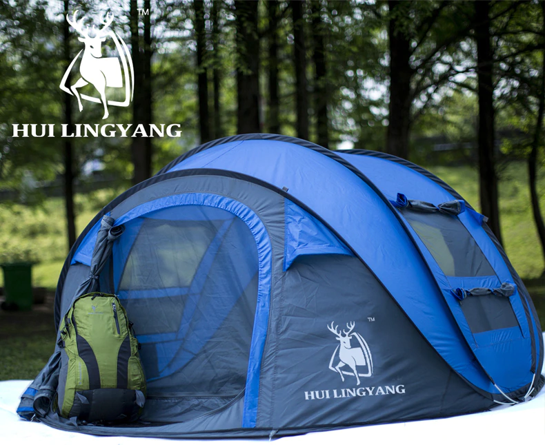 Cheap Goat Tents Tent Pop Up Camping Tents Outdoor Camping Beach Open Tent Waterproof Tents Large Automatic Ultralight Family Tents 